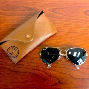 Polarized Ray Ban Aviator Sunglasses